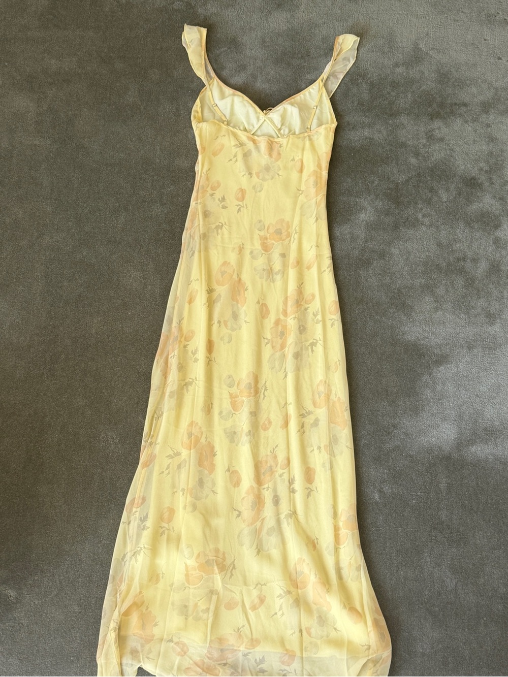 Realisation Par Pale Yellow Floral Slip Dress - Picture 6 of 6